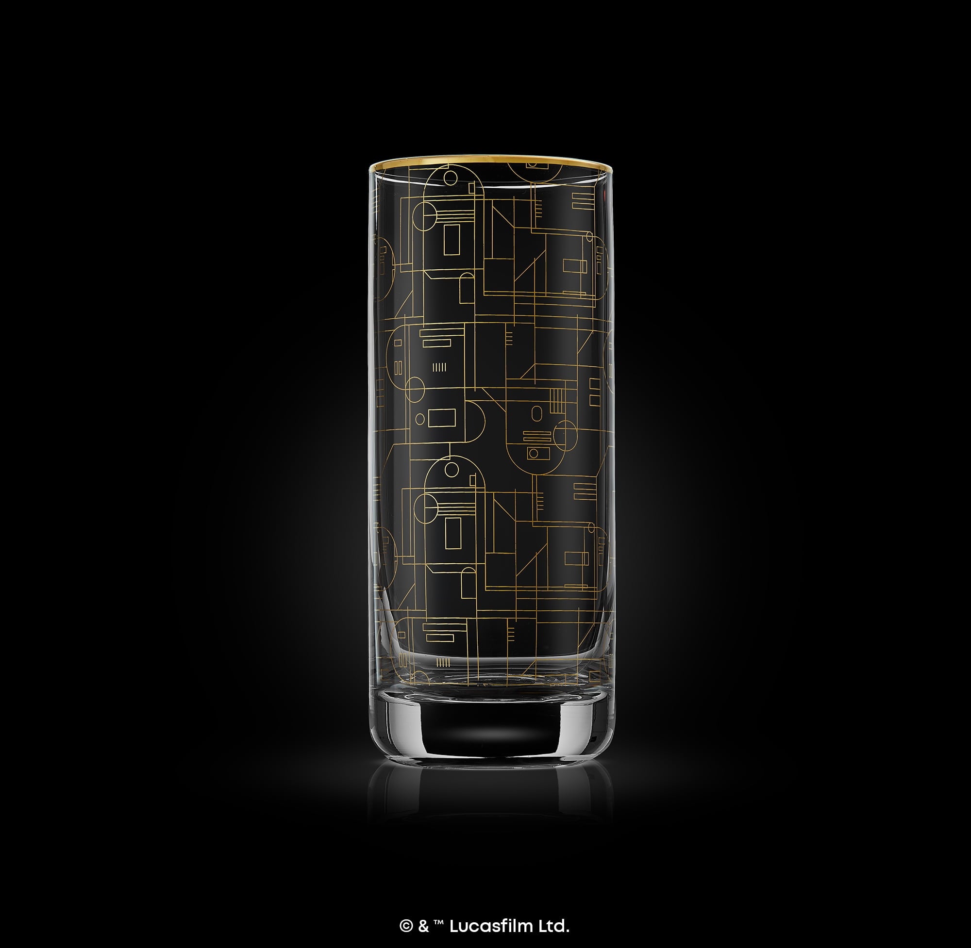 Star Wars™ Limited Edition Deco Collection Tall Glasses, Set of 4