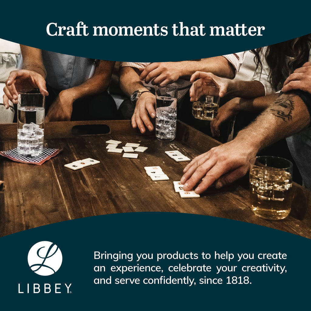 Libbey Preston Tumbler and Rocks Glass Cups Set, All Purpose Everyday Drinking Glasses Set of 16, Glassware Drinking Glasses for Birthdays, Dinners