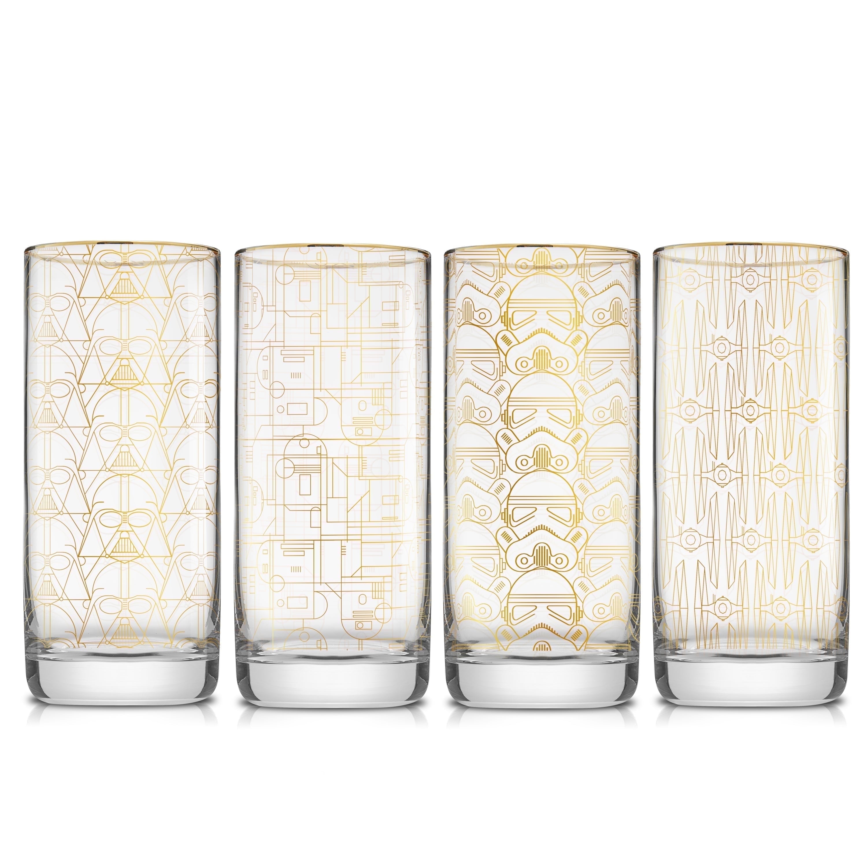 Star Wars™ Limited Edition Deco Collection Tall Glasses, Set of 4