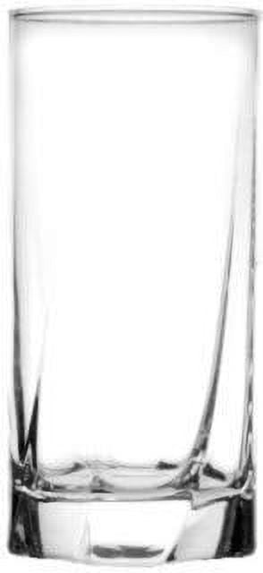 Madison 12 Ounce Drinking Glasses | Beautiful Design  For Water, Juice, Soda, etc.  Thick and Durable Glass  Dishwasher Safe  Set of 12 Clear Glass Water Tumblers  5.8 Tall x 2.6 Diameter