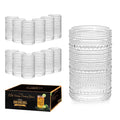 Pohoudy 13 oz Vintage, Hobnail Beaded Highball Glasses (Set of 12)