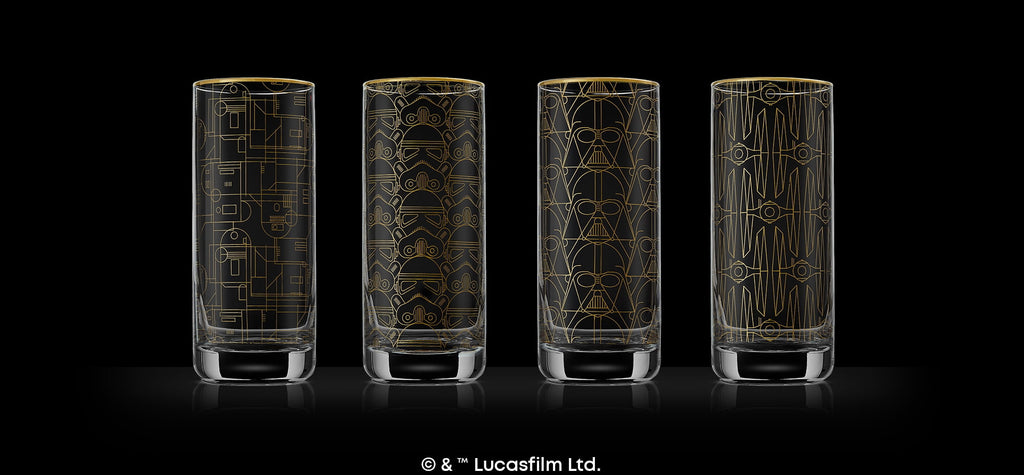 Star Wars™ Limited Edition Deco Collection Tall Glasses, Set of 4