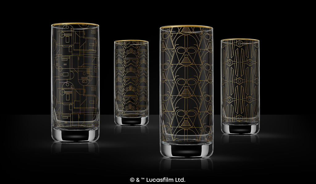 Star Wars™ Limited Edition Deco Collection Tall Glasses, Set of 4